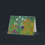 Cottage Garden Gustav Klimt Card<br><div class="desc">Cottage Garden Gustav Klimt</div>