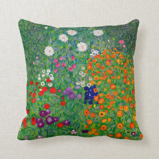 Cottage Garden Gustav Klimt Cushion