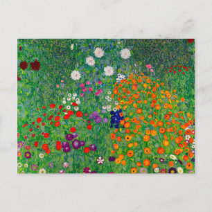 Cottage Garden Gustav Klimt Postcard