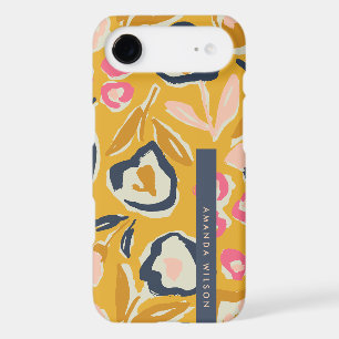 Cottage Garden Hand-Drawn Bold Inky Floral Pattern