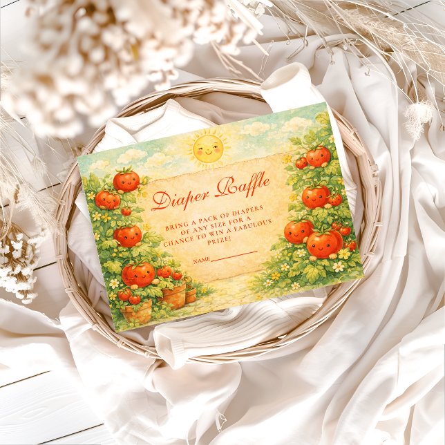 Cottage Garden Tomato Diapper Raffle Enclosure Card (Creator Uploaded)