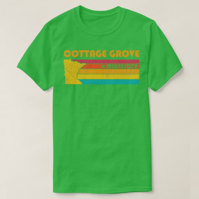 Cottage Grove Minnesota Vintage Distressed Souveni T-Shirt (Design Front)