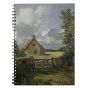 Cottage in a Cornfield, 1833 Spiral Notebook