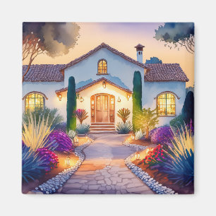 Cottage in Happyville Magnet