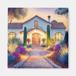 Cottage in Happyville Magnet