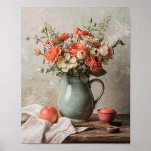 Cottage Kitchen Still Life Wall Art