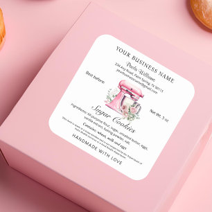 Cottage Law Food Bakery Label