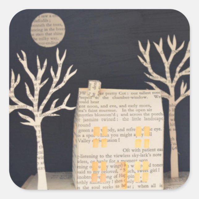 Cottage light box 2012 square sticker (Front)