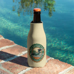 Cottage Loon Stupid Canadian Wolf Bird  Bottle Cooler
