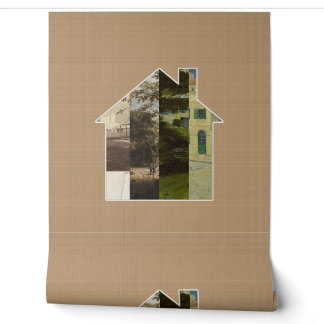 Cottage Mosaic Wallpaper | Wicker Mural