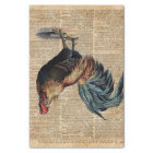 Cottage Rooster Vintage Dictionary Book Page