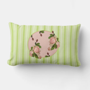 Cottage Rose Throw Pillow