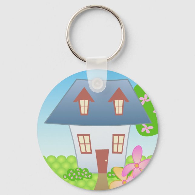 Cottage – Spring Key Ring (Front)