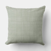 Cottage Style Sage Green Gingham Classic