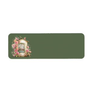 Cottage Summer Floral Address Labels