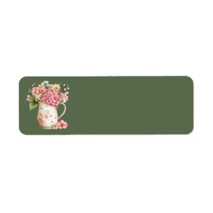 Cottage Summer Floral Address Labels