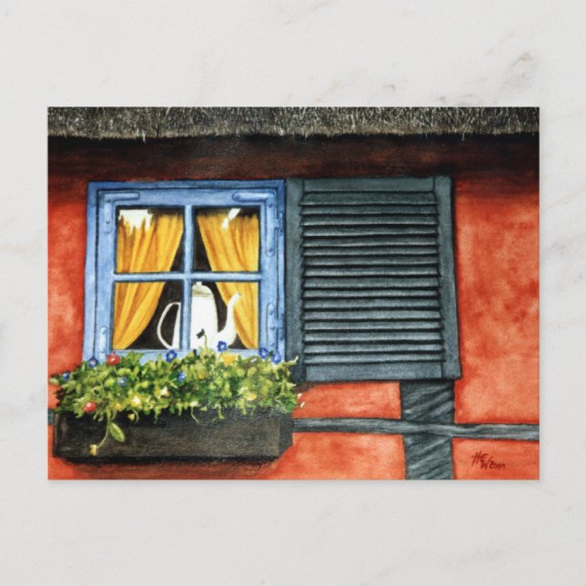 Cottage Window Postcard (Front)