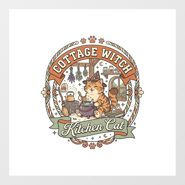 Cottage Witch Kitchen Cat Cottage Witch Kitchen Ca (Sheet)