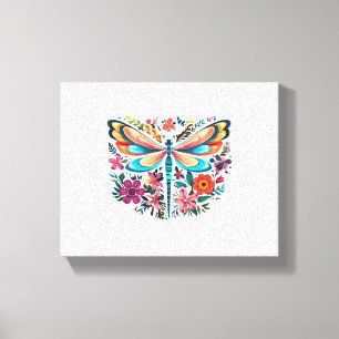 Cottagecore Aesthetic Dragonfly Lover Goblincore Canvas Print