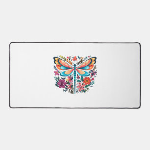 Cottagecore Aesthetic Dragonfly Lover Goblincore   Desk Mat