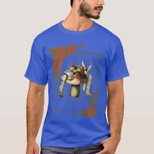 Cottagecore Aesthetic Fairies Over A Toadstool Cut T-Shirt