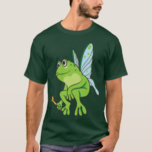 Cottagecore Aesthetic Frog Fairy Goblincore Fairyc T-Shirt