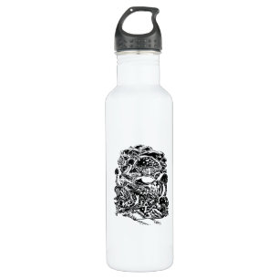 Cottagecore Aesthetic Frog Mushroom Goblincore Art 710 Ml Water Bottle