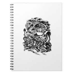 Cottagecore Aesthetic Frog Mushroom Goblincore Art Notebook