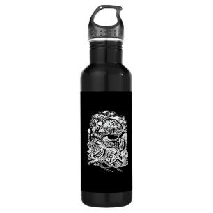Cottagecore Aesthetic Frog Mushroom Goblincore Cre 710 Ml Water Bottle