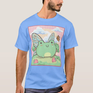 Cottagecore Aesthetic Kawaii Fairy Frog Butterfly T-Shirt