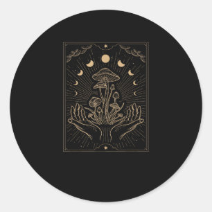 Cottagecore Aesthetic Mushroom Goblincore Fungi My Classic Round Sticker