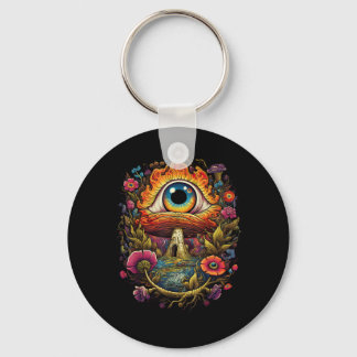 Cottagecore Aesthetic Mushroom Goblincore Simple S Key Ring