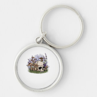 Cottagecore Aesthetic Mushroom Man Goblincore Fant Key Ring