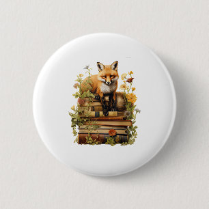 Cottagecore Aesthetic With Book Cute Goblincore Cr 6 Cm Round Badge