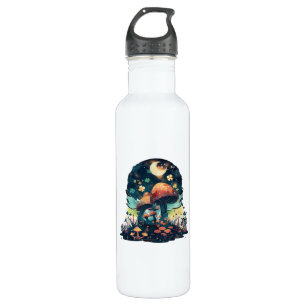 Cottagecore And Aesthetic Goblincore Mushroom Fair 710 Ml Water Bottle