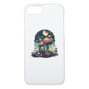 Cottagecore And Aesthetic Goblincore Mushroom Fair Case-Mate iPhone Case