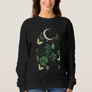 Cottagecore Botanical Moths & Mushroom Vintage Pla Sweatshirt