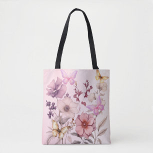 Cottagecore Butterfly Garden Tote Bag