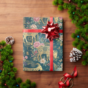 Cottagecore Capricorn Birthday Wrapping Paper