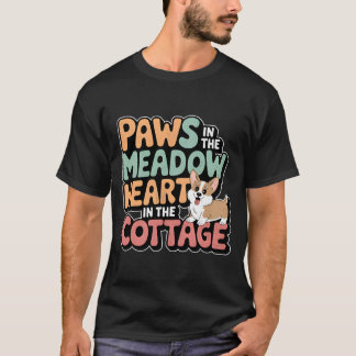 Cottagecore Corgi T-Shirt
