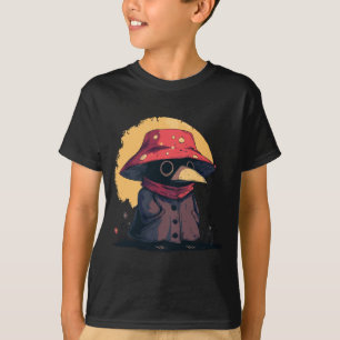 Cottagecore Cute Chubby Plague Doctor Mushroom Hat T-Shirt
