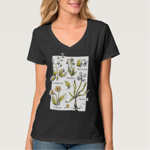 Cottagecore Cute Herb List Herbs Herbology Naturec T-Shirt