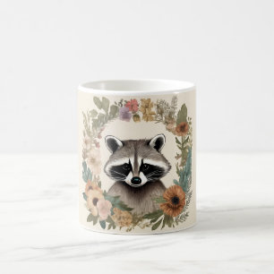 Cottagecore Cute Racoon Coffee Mug