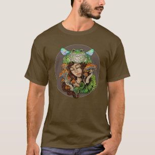 Cottagecore Fairy Frog T-Shirt