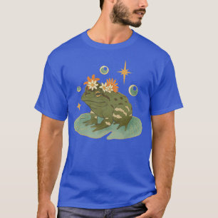 cottagecore fairy grunge vintage frog men's women' T-Shirt