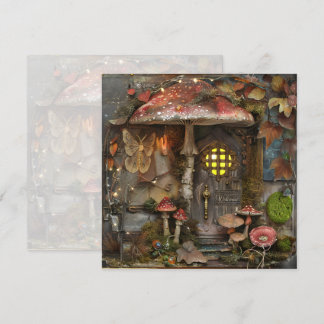 Cottagecore Fairy Moth Welcome Scrapbook Journal Invitation