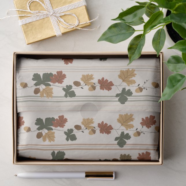 Cottagecore Fall Pattern  Tissue Paper (Gift)