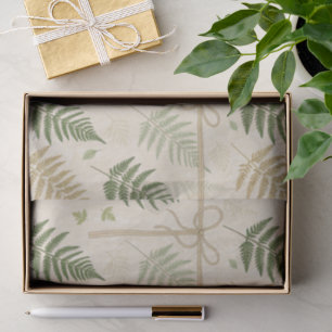 Cottagecore Fern Leaves Print Tissue Paper