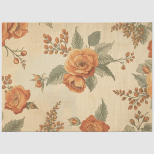 Cottagecore Floral Decoupage Tissue Paper