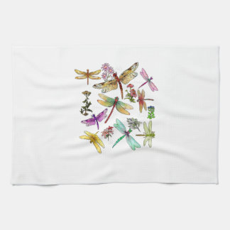 Cottagecore Floral Dragonfly Breed Collection Ento Tea Towel